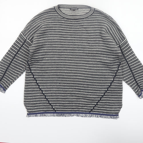 Warehouse Women’s Multicoloured Chunky Knit Jumper Size S Relaxed Fit