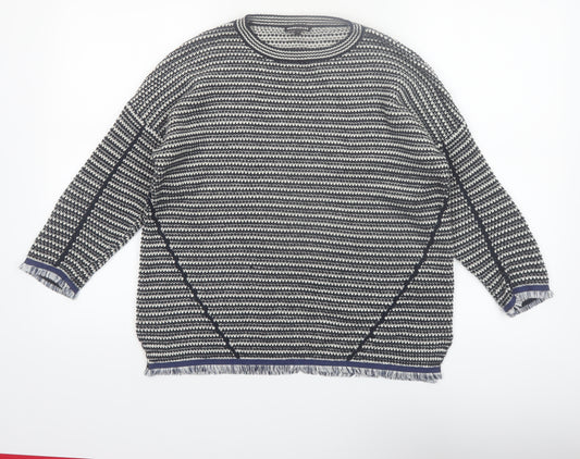 Warehouse Women’s Multicoloured Chunky Knit Jumper Size S Relaxed Fit