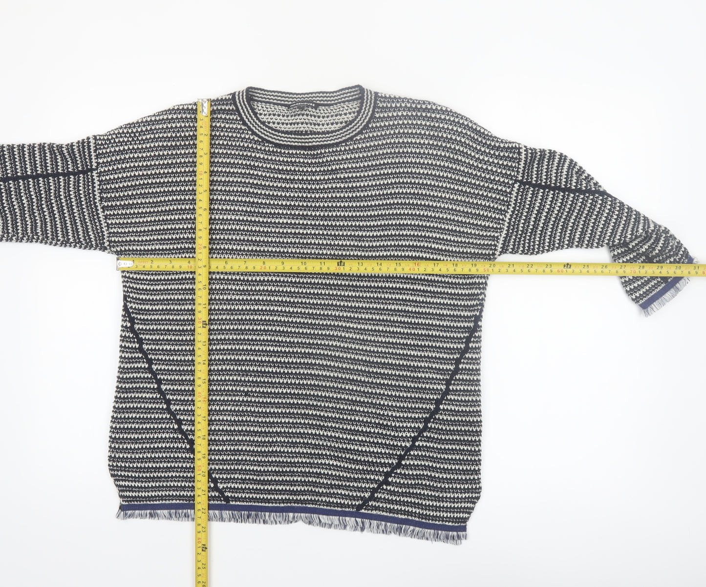 Warehouse Women’s Multicoloured Chunky Knit Jumper Size S Relaxed Fit