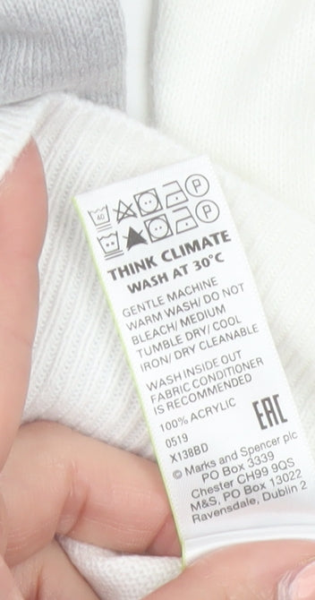 Marks and Spencer Women’s Multicoloured Roll Neck Jumper Size 10