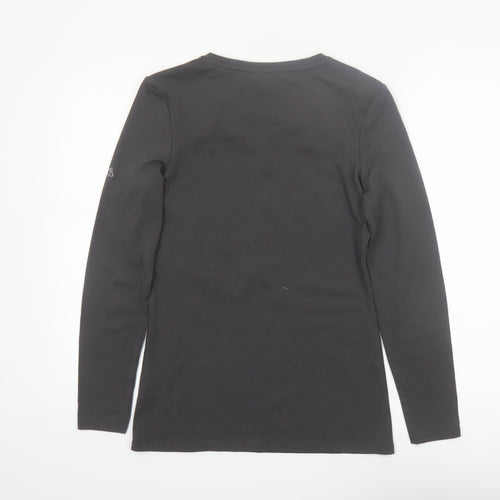 Craghoppers Womens Black Long Sleeve Button-Up Top UK 12