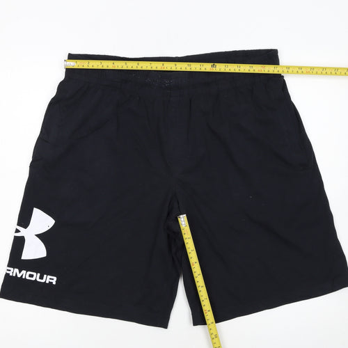 Under Armour Men's Black XL Sweat Shorts Lightweight Casual Sportswear