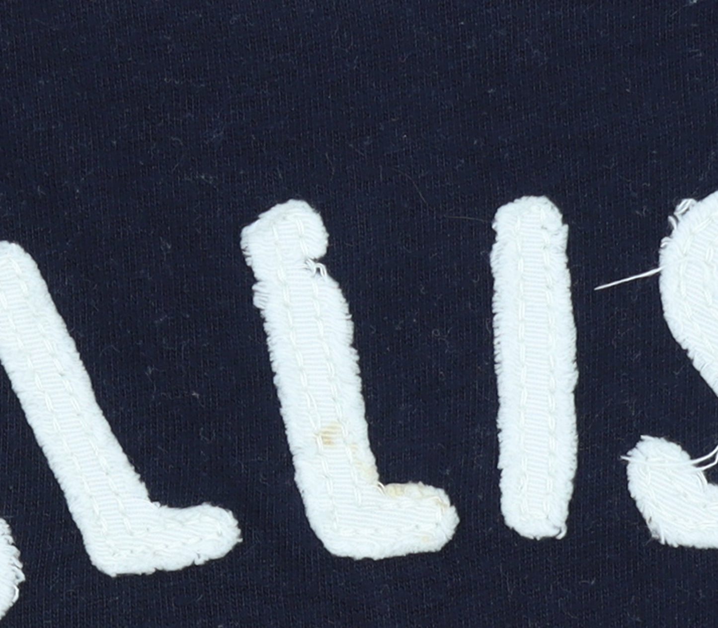 Hollister Men's Navy Surfing Series T-Shirt L Embroidered Cotton