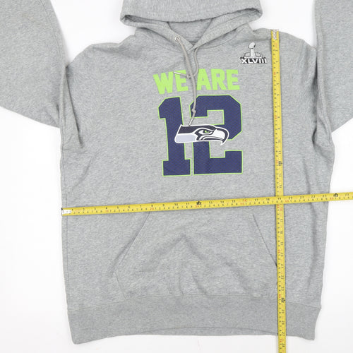 Nike NFL Team Apparel Men's Grey XL Pullover Hoodie We Are 12