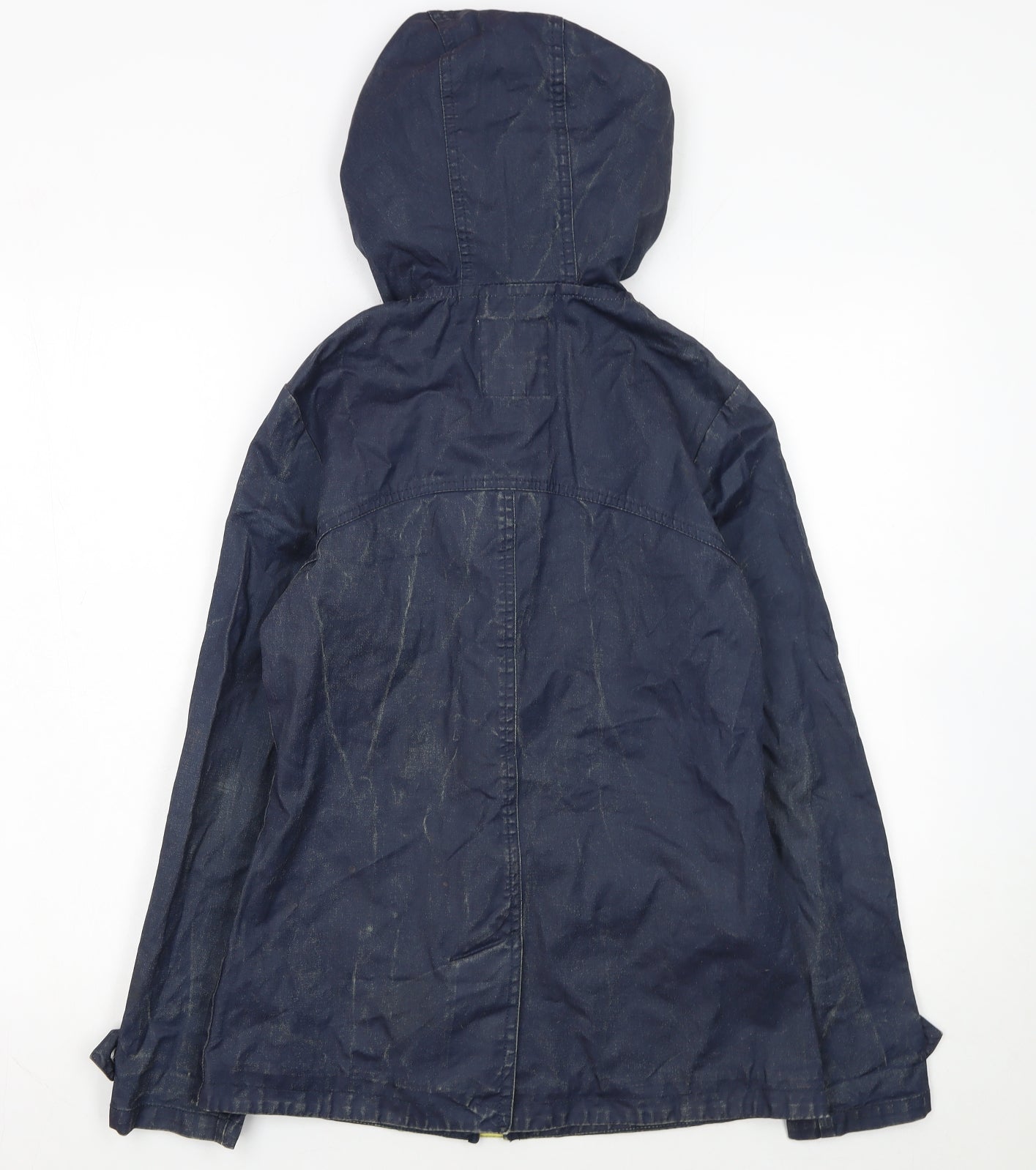 SoulCal & Co Women's Blue Cotton Hooded Duffle Coat Size 6