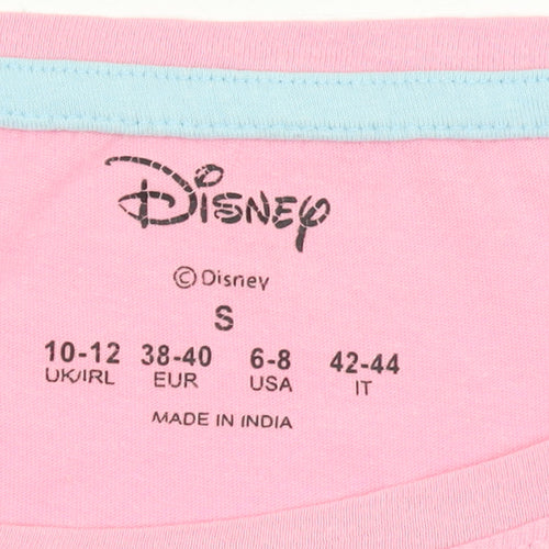 Disney Women’s Pink Bambi T-Shirt Pyjama Top Size 10-12 Cotton