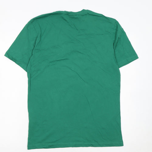Marks and Spencer Men’s Green Small Euro 2016 Graphic Cotton T-Shirt