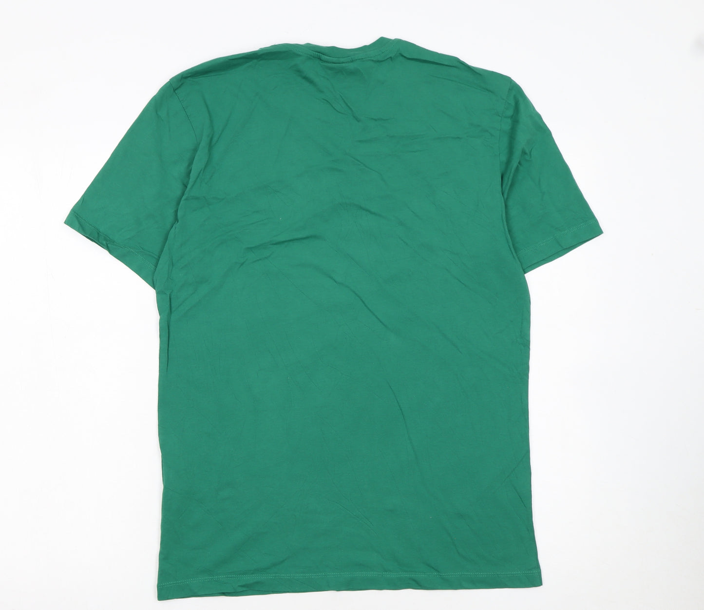 Marks and Spencer Men’s Green Small Euro 2016 Graphic Cotton T-Shirt