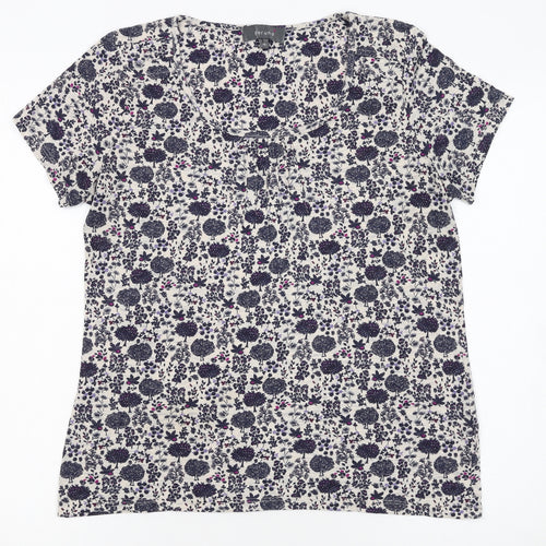Marks and Spencer Women’s Floral Short Sleeve Jersey Top Size 14