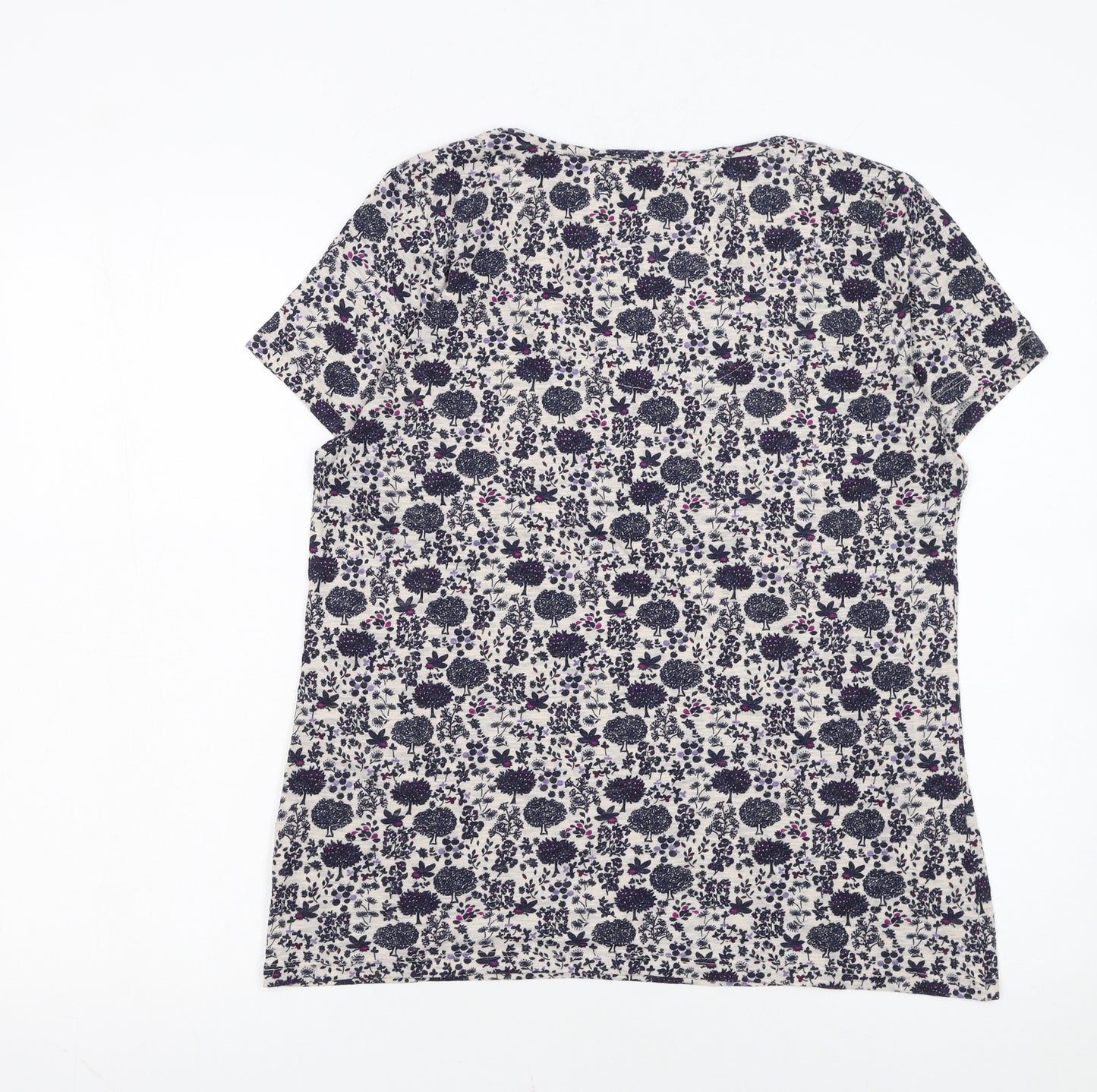 Marks and Spencer Women’s Floral Short Sleeve Jersey Top Size 14