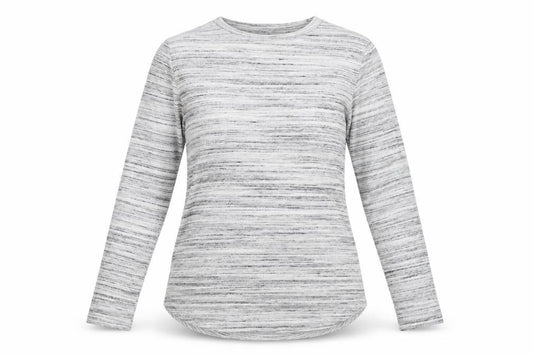 Front view of Marks & Spencer Women’s Grey Knit jumper, size UK 12
