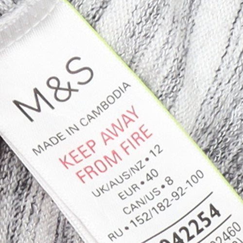 Marks and Spencer Women’s Grey Knit Pullover Jumper Size 12