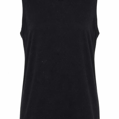 Lonsdale Women's Black Cotton Sleeveless Tank Top Size S