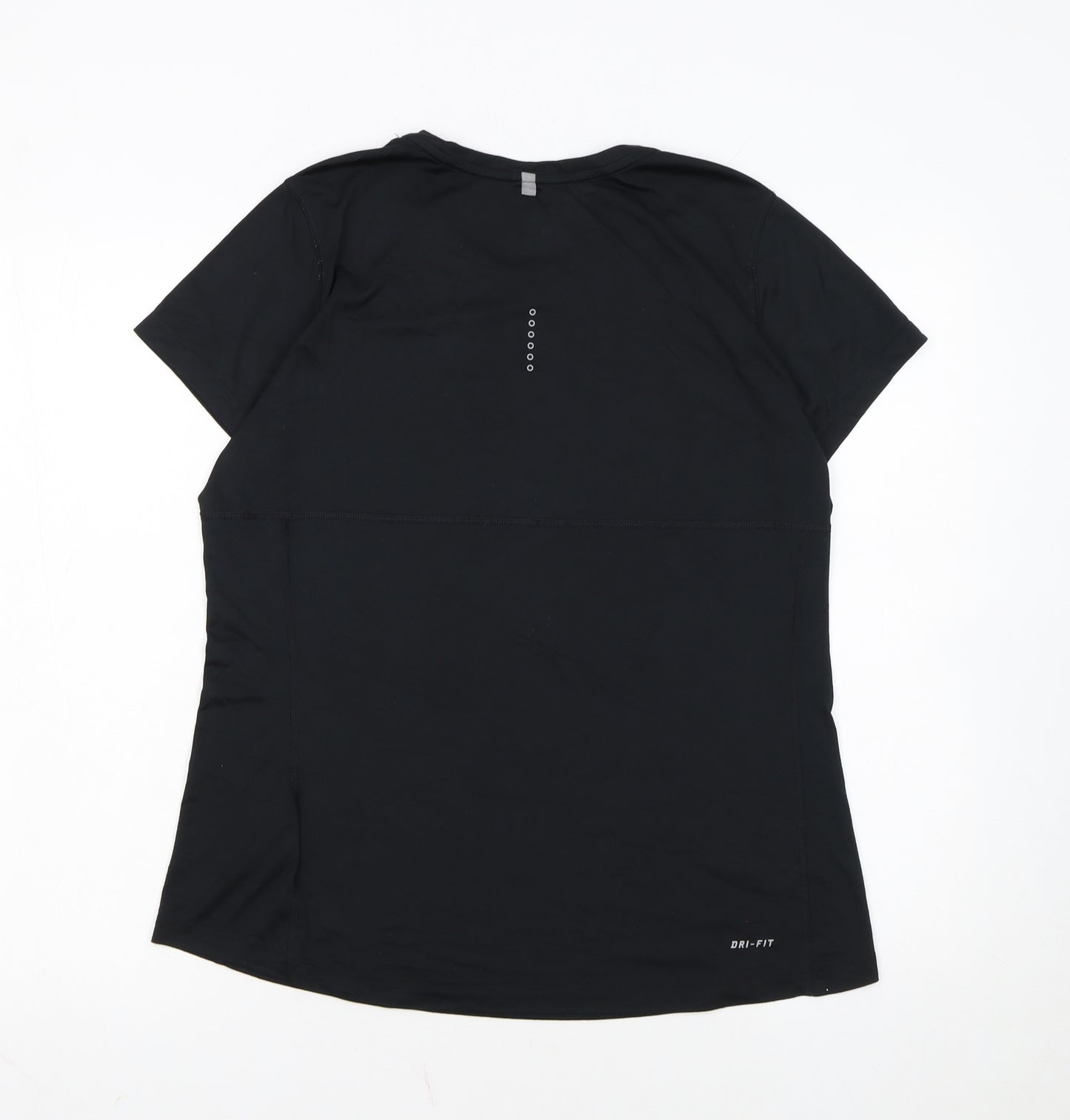 Nike Womens Black Dri-FIT Running T-Shirt Size L