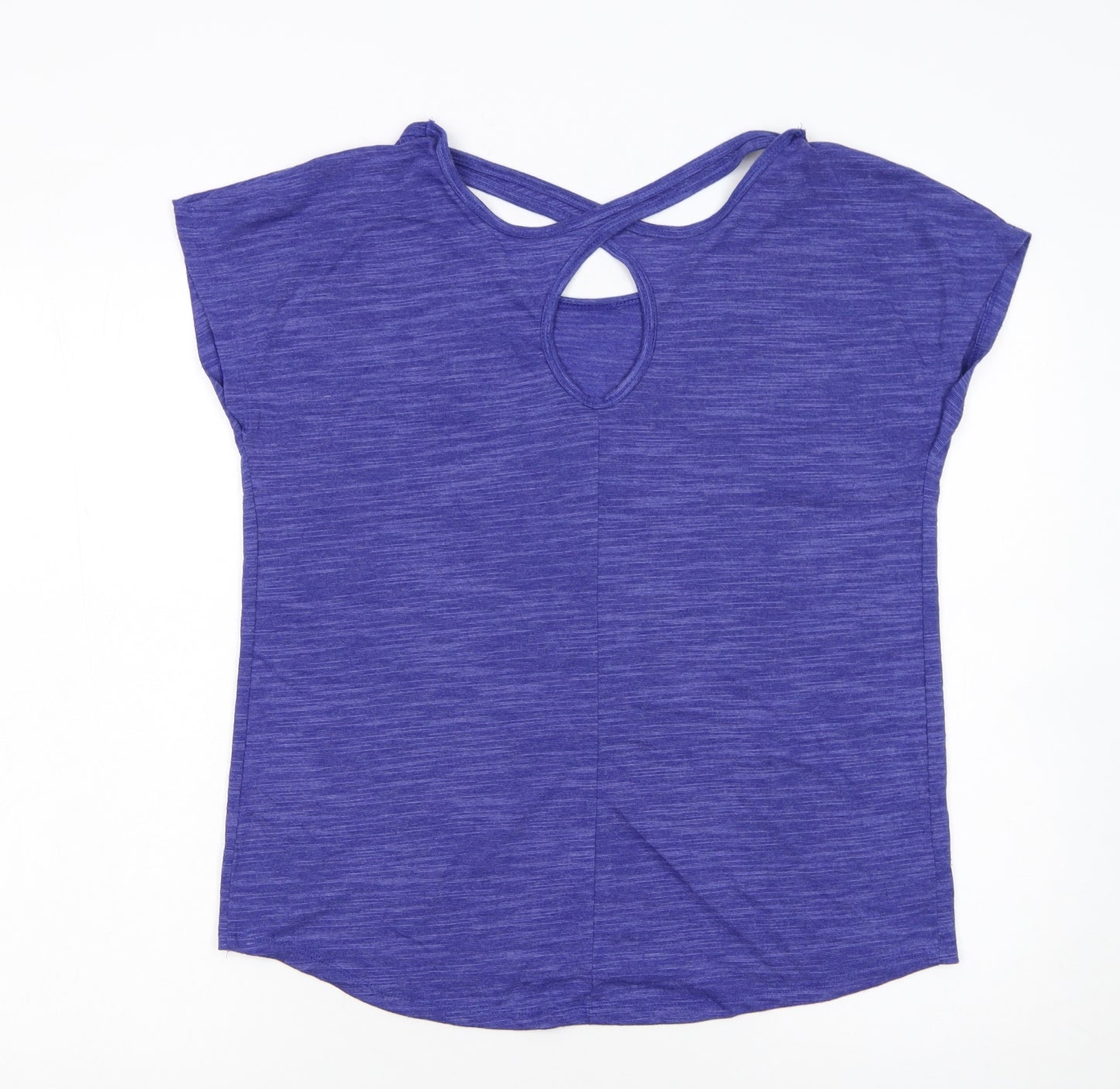 Souluxe Womens Purple Activewear T-Shirt Medium Lightweight Top