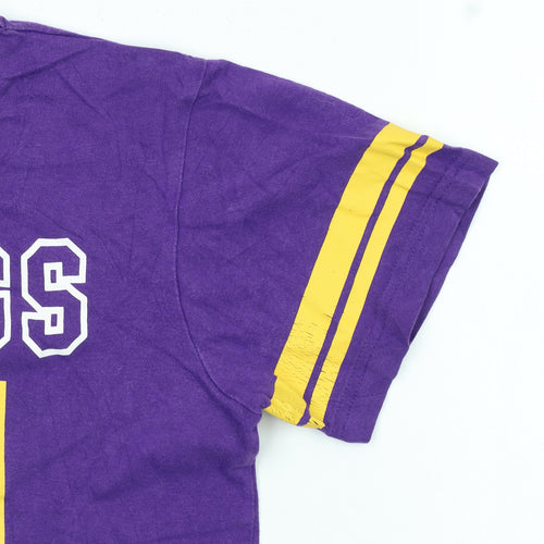 NFL Team Apparel Men's Purple Vikings 61 T-Shirt Small Sports Style
