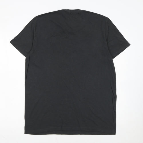 Old Navy Men's Black Retro Cassette Graphic T-Shirt Size L