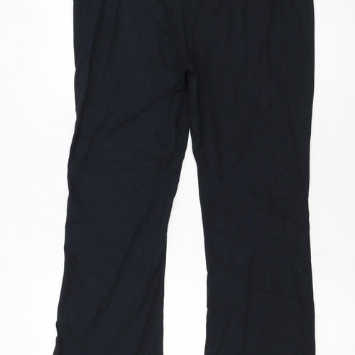 Crane Women's Black Stretch Flared Trousers Size 16-18