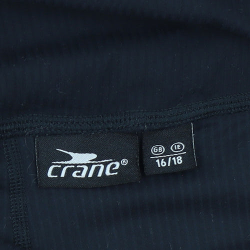 Crane Women's Black Stretch Flared Trousers Size 16-18