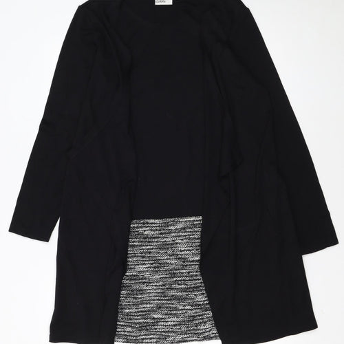 Isolde Women's Black Knit Colourblock Shift Dress Size M