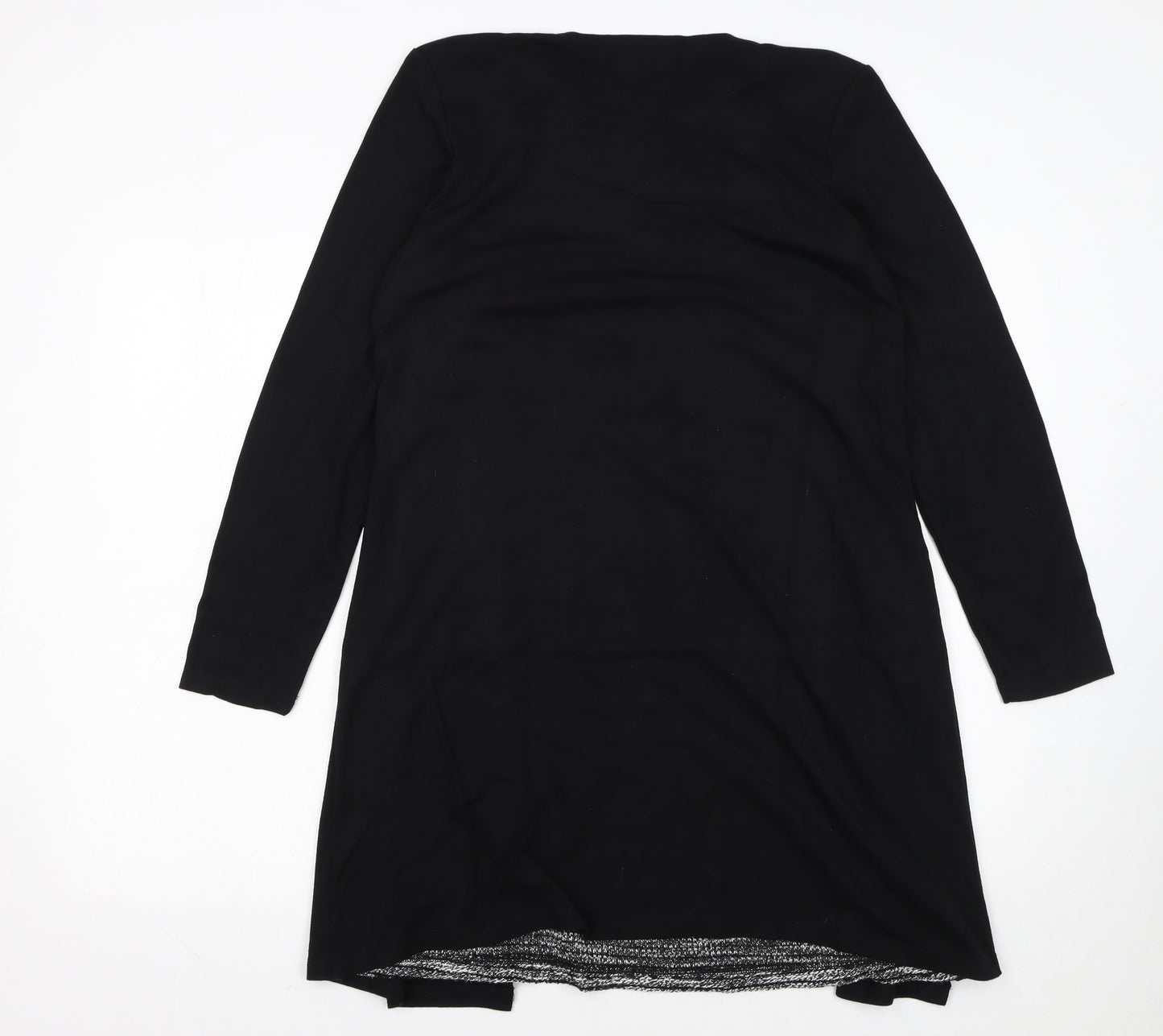 Isolde Women's Black Knit Colourblock Shift Dress Size M