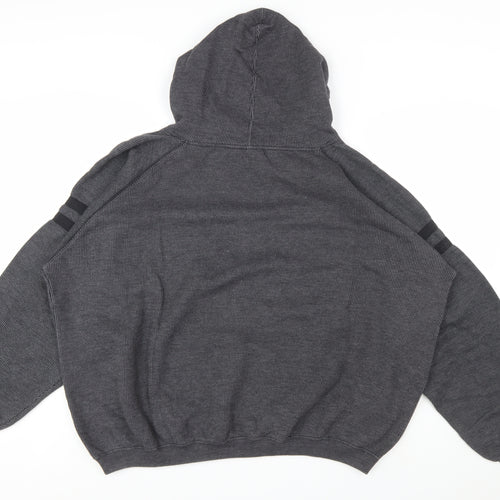 Billabong Men's Grey Pullover Hoodie Size L Hooded Sweatshirt