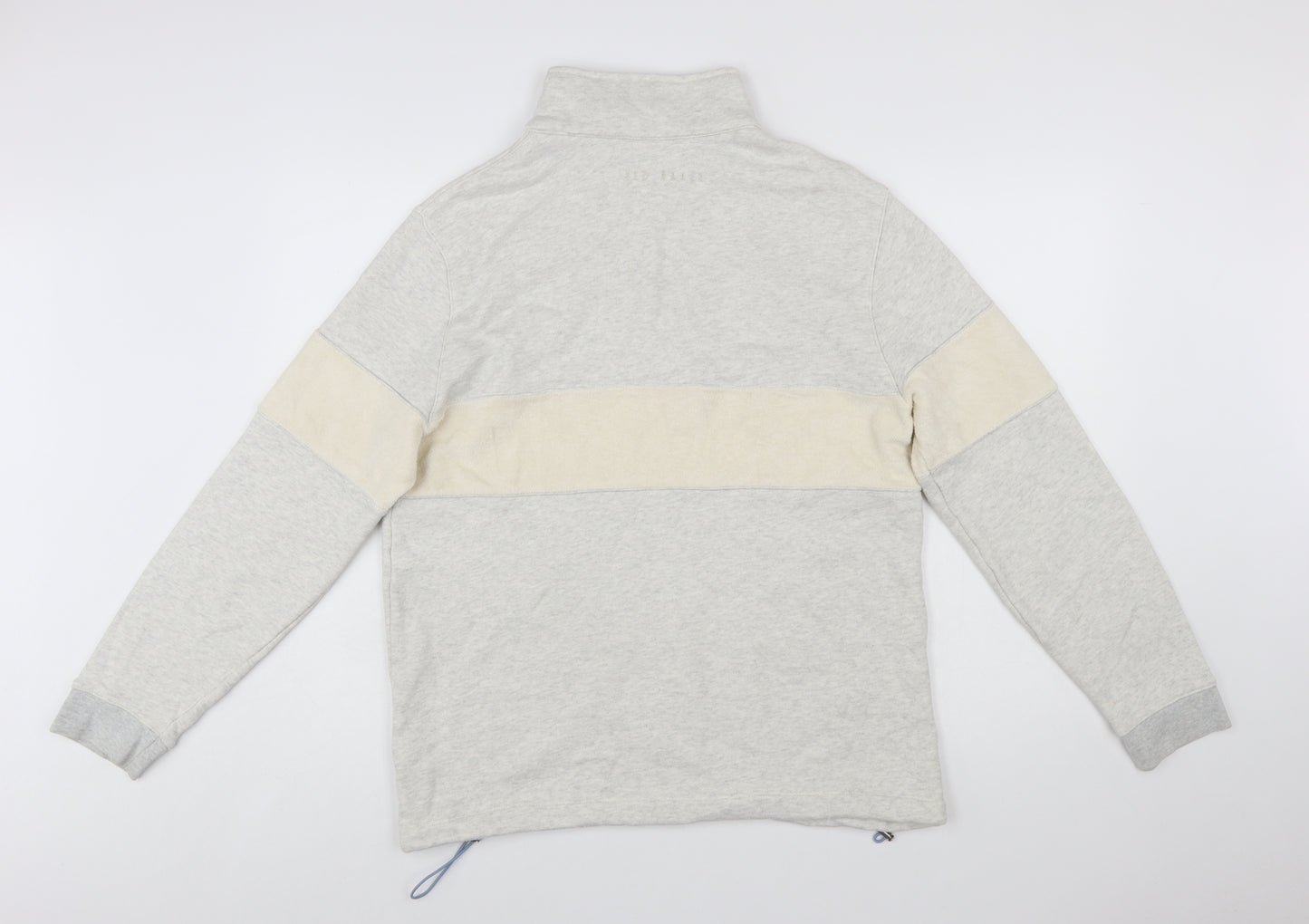 Ted Baker Men's Grey 1/2 Zip Cotton Sweatshirt Size L