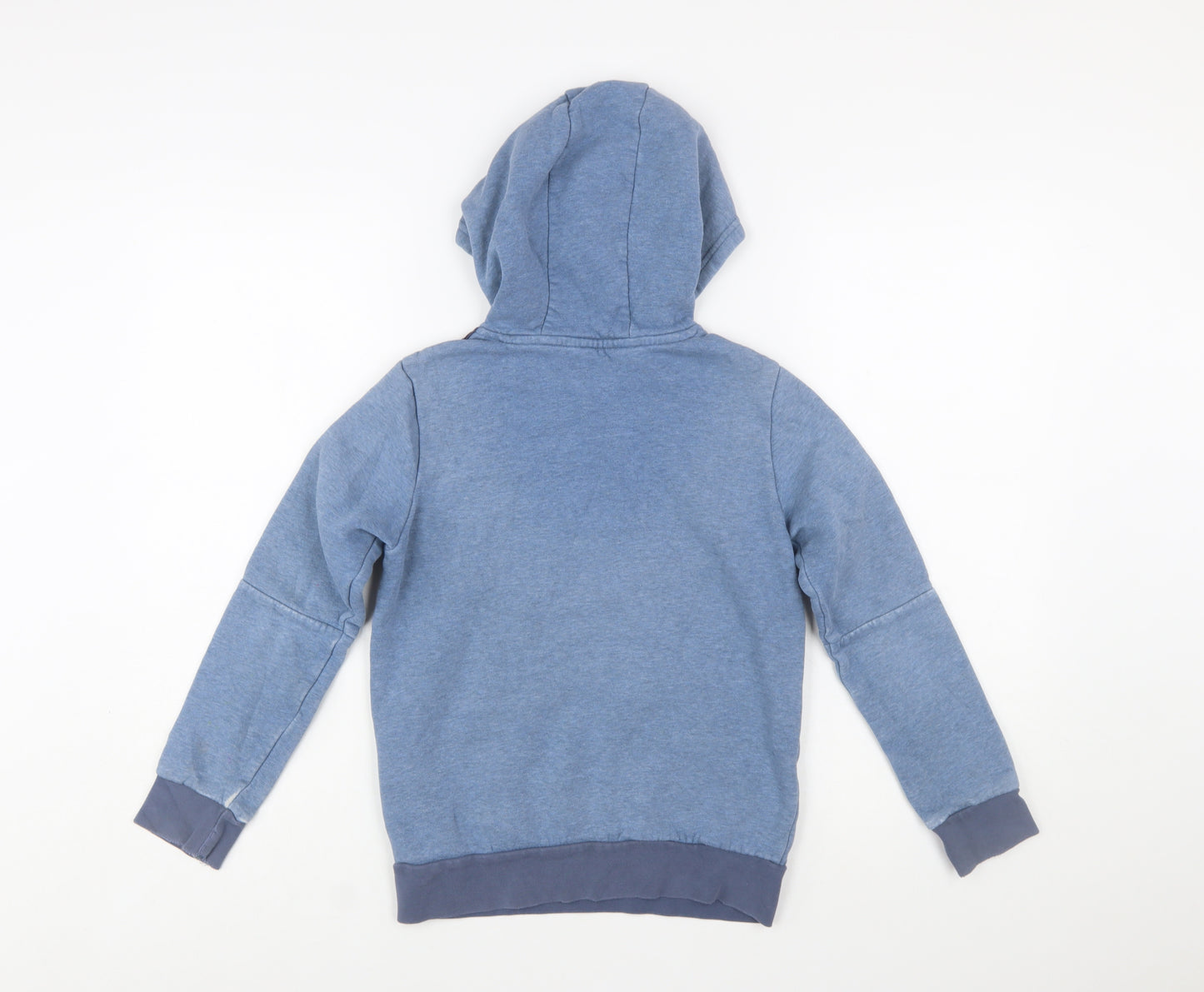 Adidas Boys Blue Pullover Hoodie 9-10 Years Sports Fleece Sweatshirt