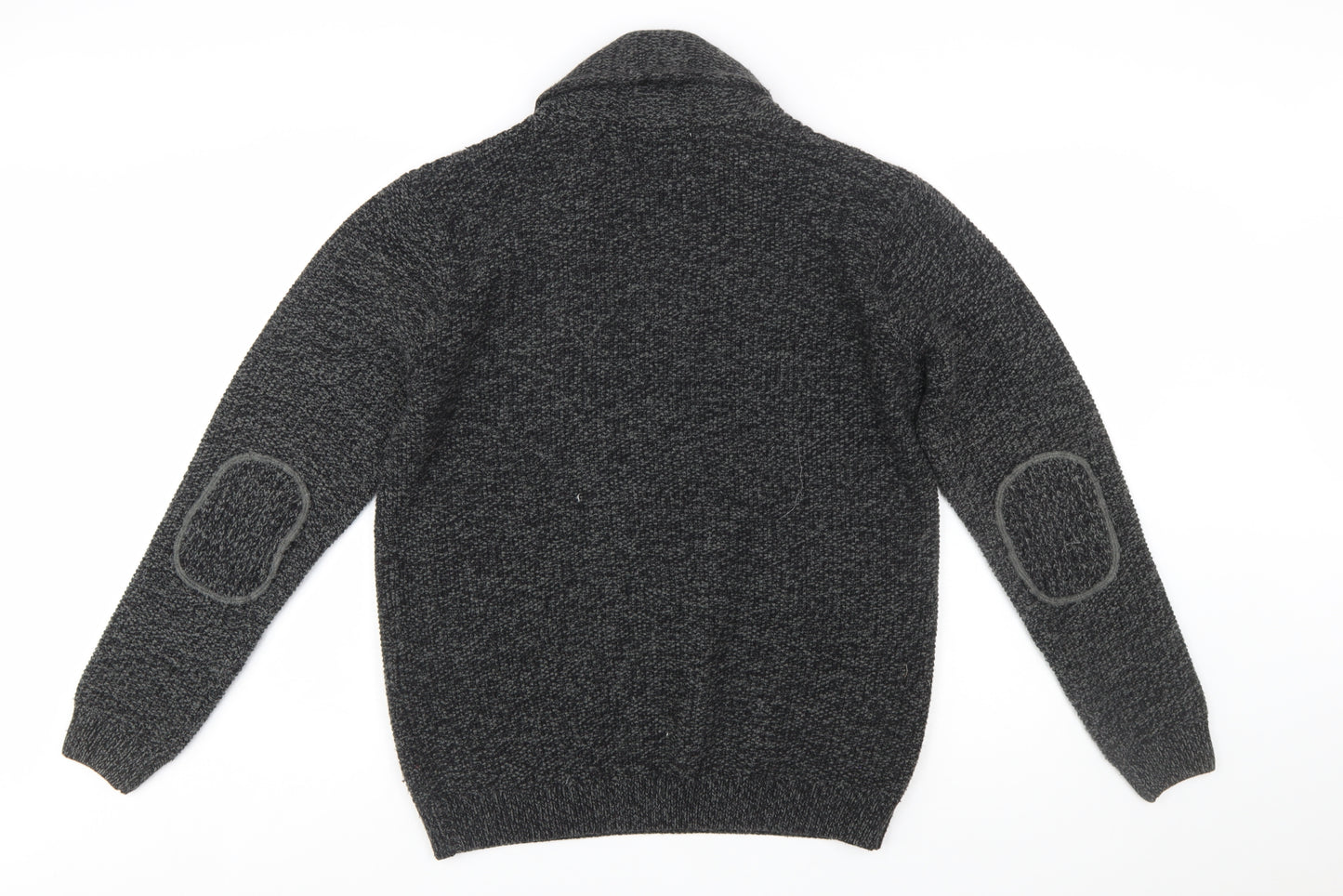 Next Men's Grey Chunky-Knit Pullover Jumper Size L