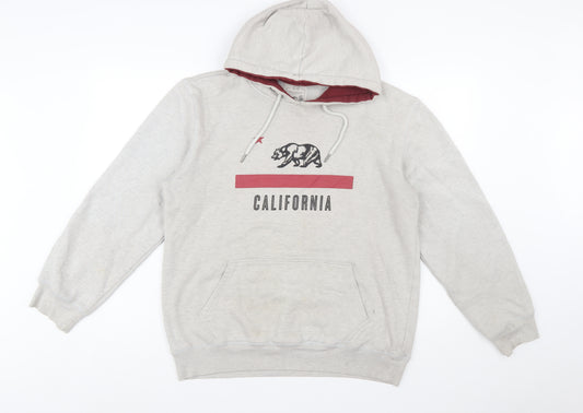 Ripping Men’s Grey California Pullover Hoodie Size L Graphic Fleece
