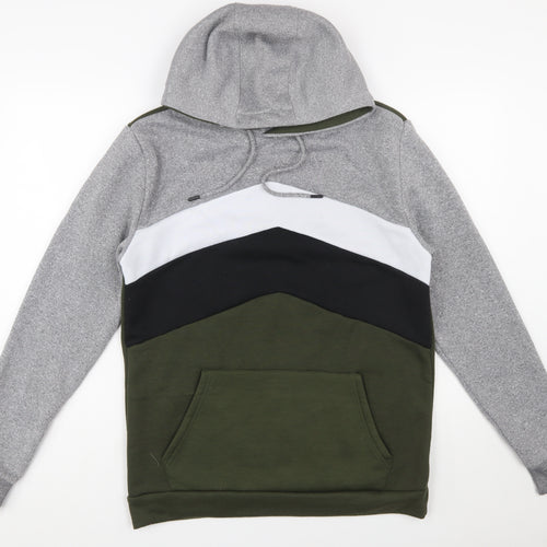 Brave Soul Men's Multicoloured Pullover Hoodie Size M