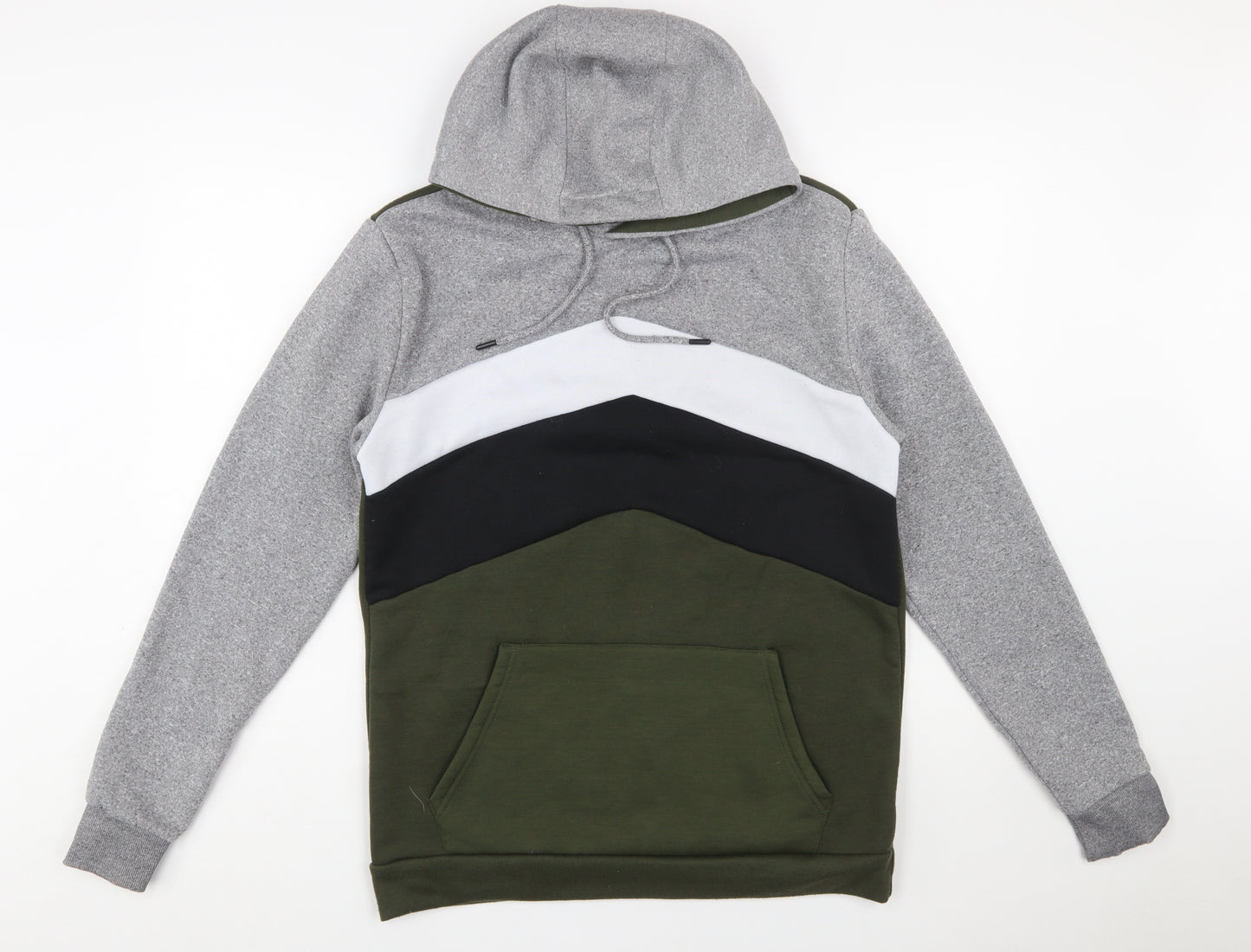 Brave Soul Men's Multicoloured Pullover Hoodie Size M