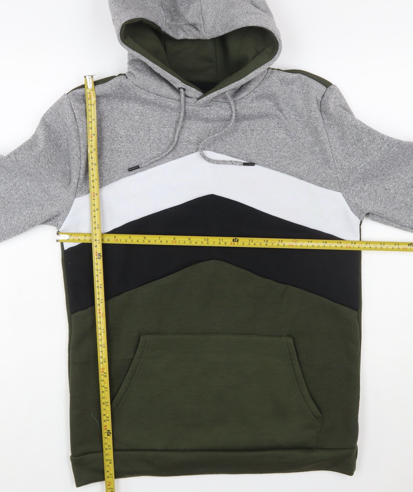 Brave Soul Men's Multicoloured Pullover Hoodie Size M