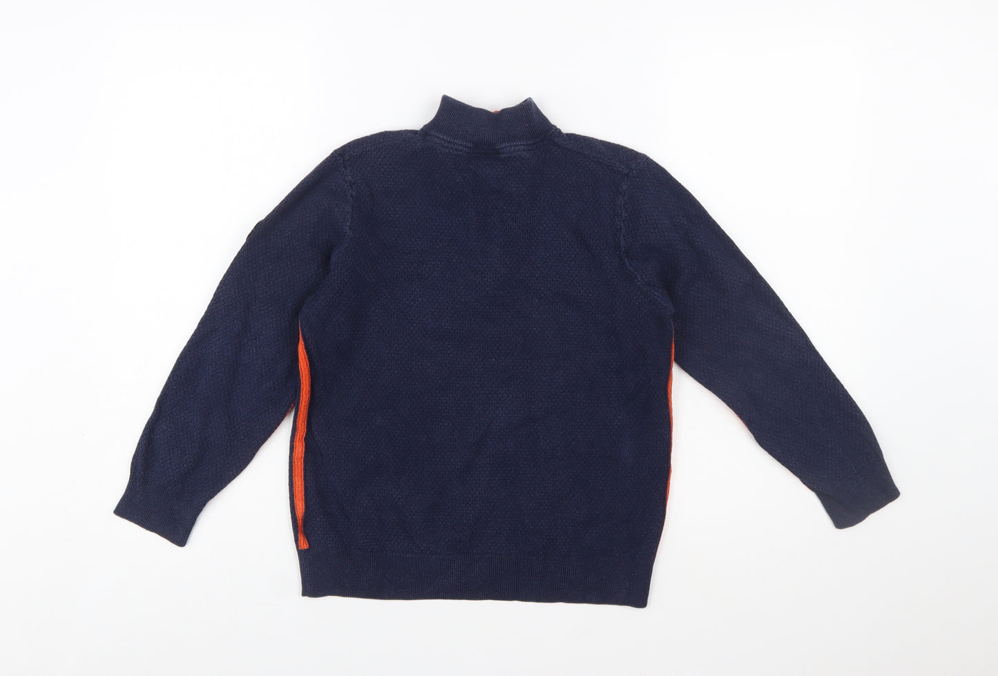 Baker by Ted Baker Boys Blue 10 Years 1/2 Zip Wool Cotton Jumper
