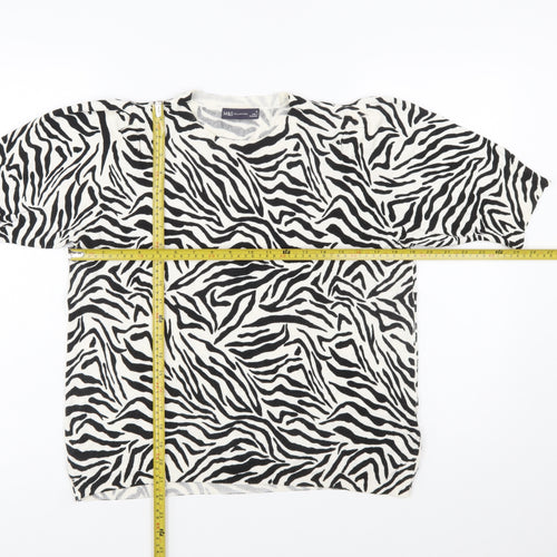Marks and Spencer Women’s Multicoloured Zebra Knit Jumper Size 16