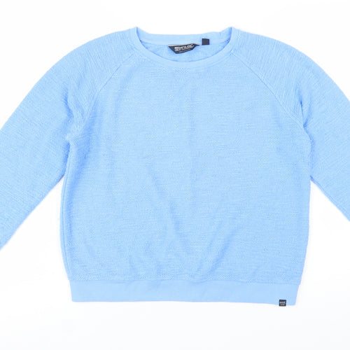 Regatta Great Outdoors Women's Blue Pullover Sweatshirt UK 12