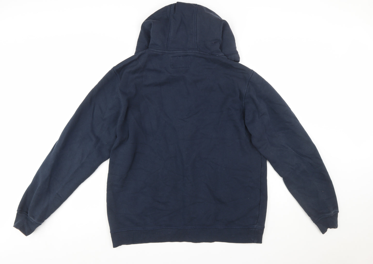 Jack Wills Men's Blue Full Zip Hoodie XL Fleece Cotton Blend