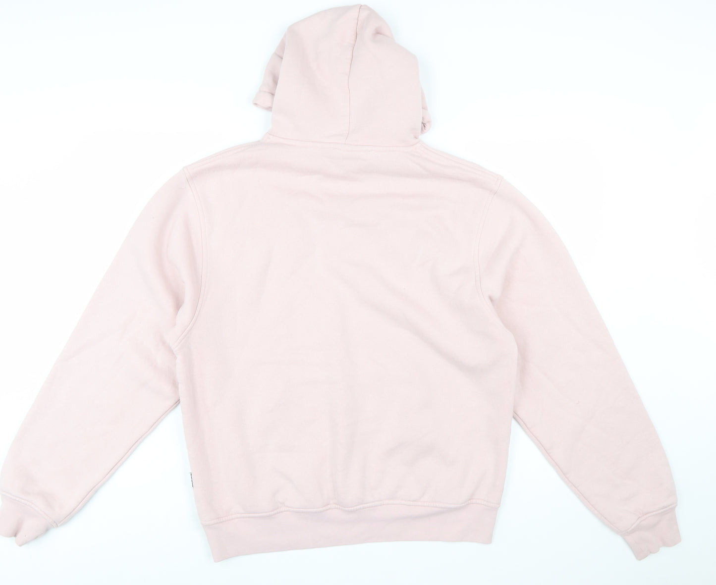 NICCE Men’s Pink Pullover Hoodie L Fleece Logo Sweatshirt