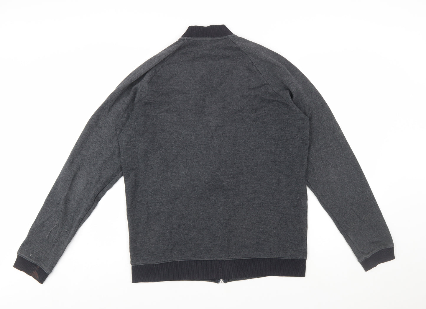 Under Armour Men's Dark Grey Full Zip Sweatshirt Size L Fitted