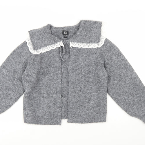 BDG Urban Outfitters Womens Grey Lace Collar Knit Cardigan XS