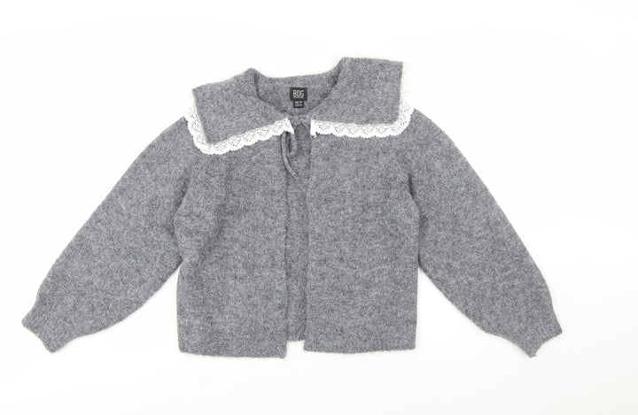 BDG Urban Outfitters Womens Grey Lace Collar Knit Cardigan XS