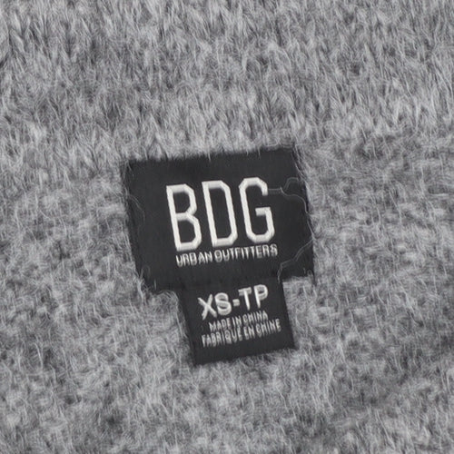 BDG Urban Outfitters Womens Grey Lace Collar Knit Cardigan XS