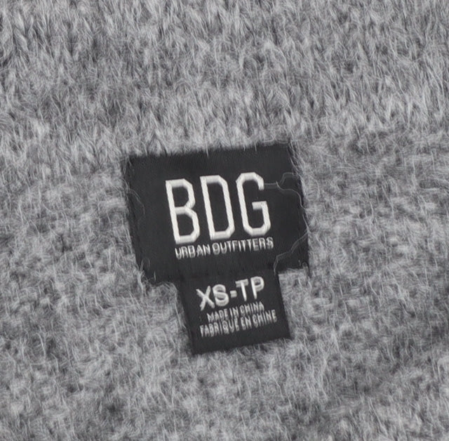 BDG Urban Outfitters Womens Grey Lace Collar Knit Cardigan XS