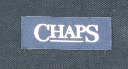 Chaps Men's Blue Cotton Sleeveless V-Neck Knit Vest L