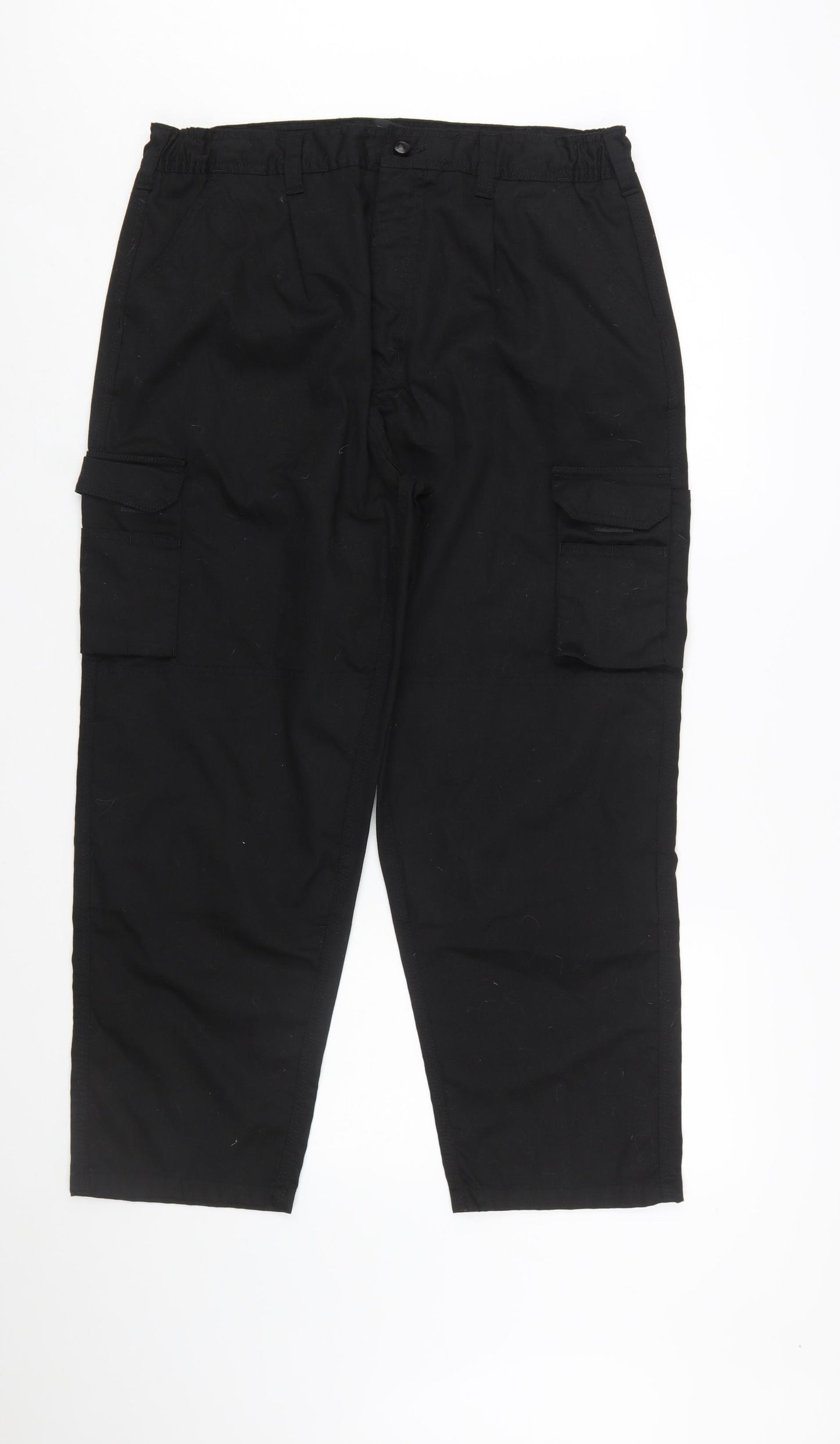 ØRN Women's Black Size 16 Cargo Workwear Trousers