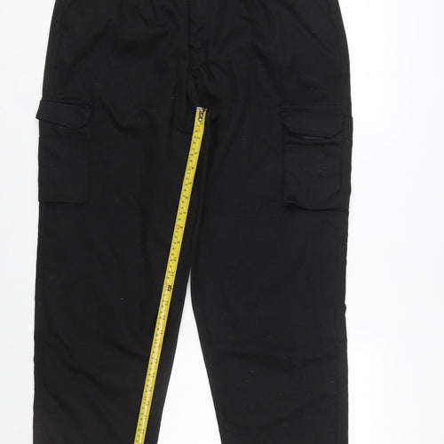 ØRN Women's Black Size 16 Cargo Workwear Trousers