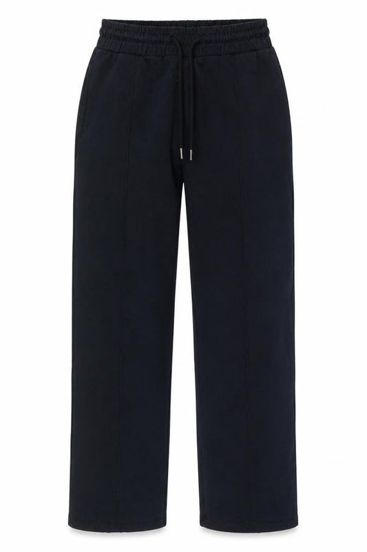 Front view of ASOS DESIGN Women’s Black Jogger Trousers, size UK 10, Cotton Blend