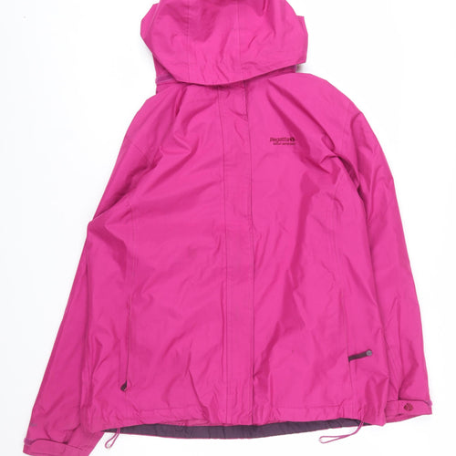 Regatta Women’s Pink Waterproof Hooded Rain Coat Jacket Size 16 XL