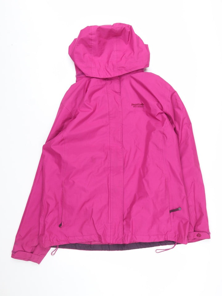 Regatta Women’s Pink Waterproof Hooded Rain Coat Jacket Size 16 XL
