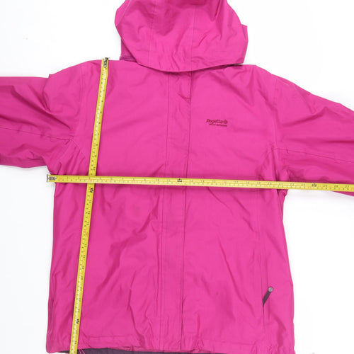 Regatta Women’s Pink Waterproof Hooded Rain Coat Jacket Size 16 XL